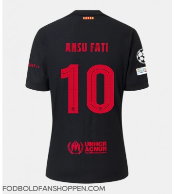Barcelona Ansu Fati #10 Udebanetrøje 2024-25 Kortærmet
